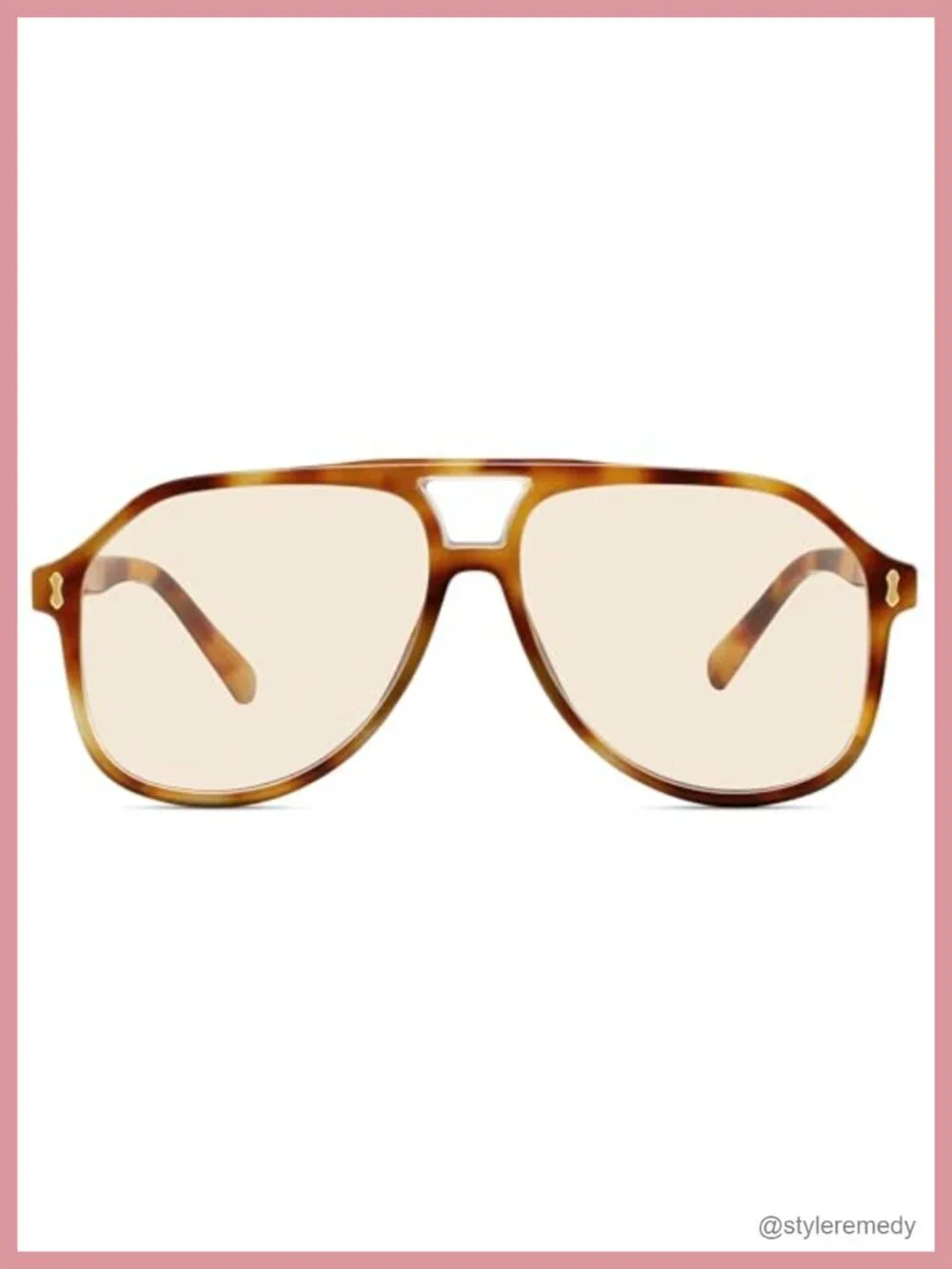 Oversized Square Aviator Sunglasses UV400 for Women Retro Polymer Frame
